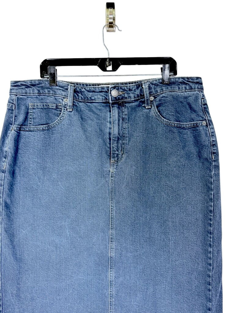 UNIVERSAL THREAD DENIM MIDI SKIRT