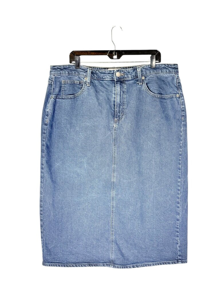 UNIVERSAL THREAD DENIM MIDI SKIRT