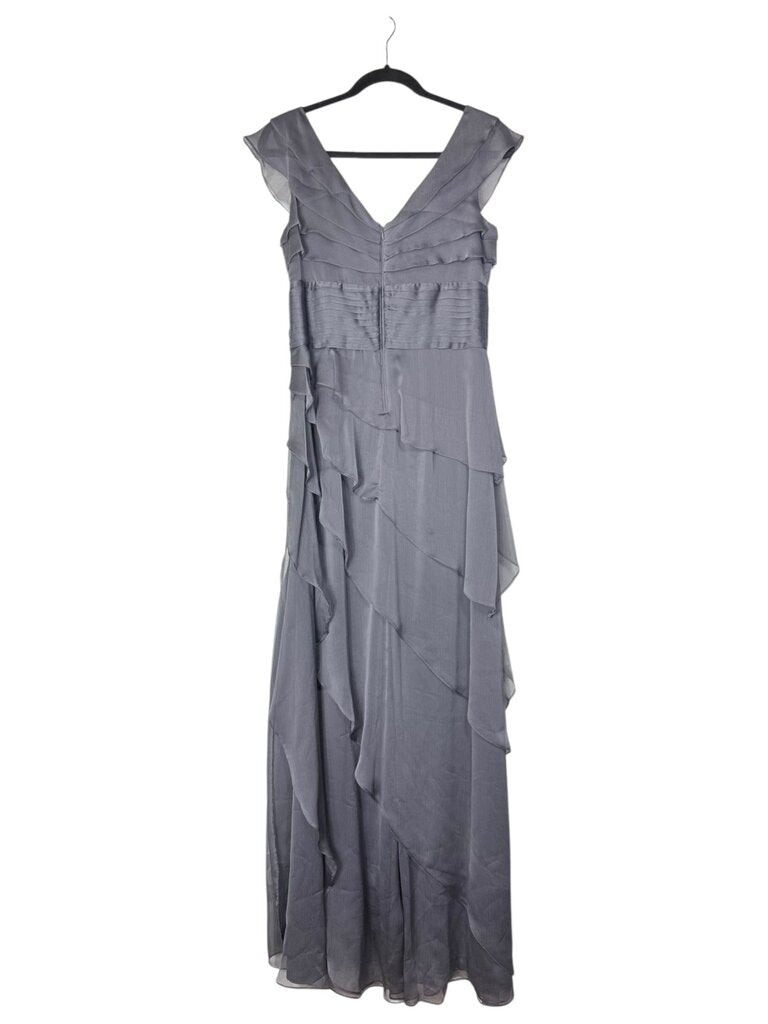 ADRIANNA PAPELL TIERED EVENING GOWN