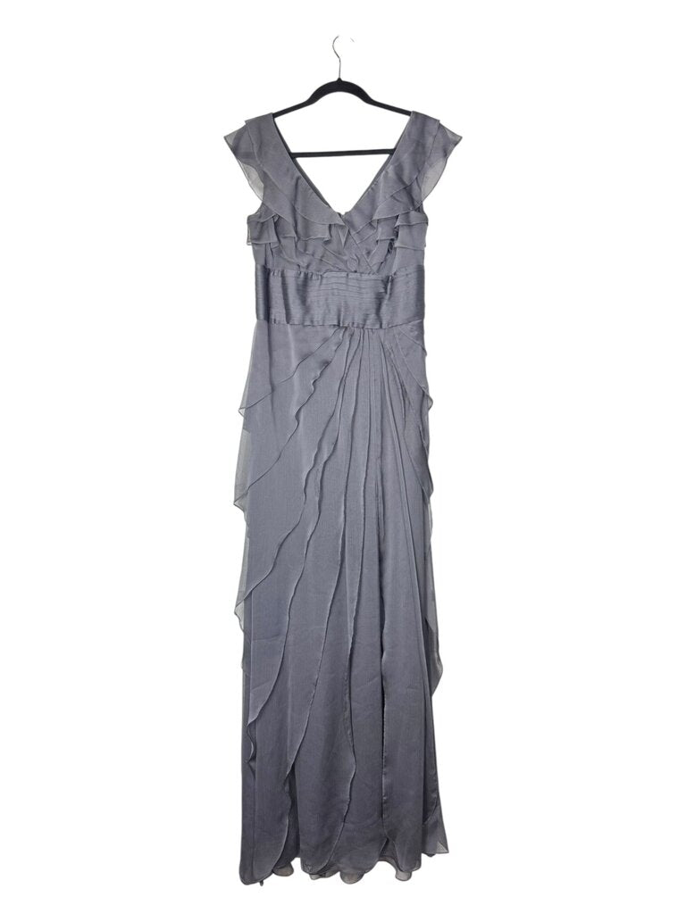 ADRIANNA PAPELL TIERED EVENING GOWN