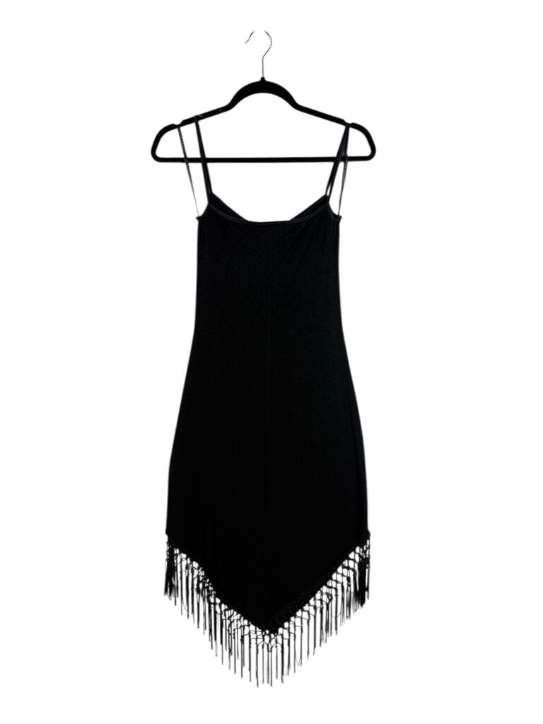 CACHE TASSLE SPAGHETTI STREP DRESS