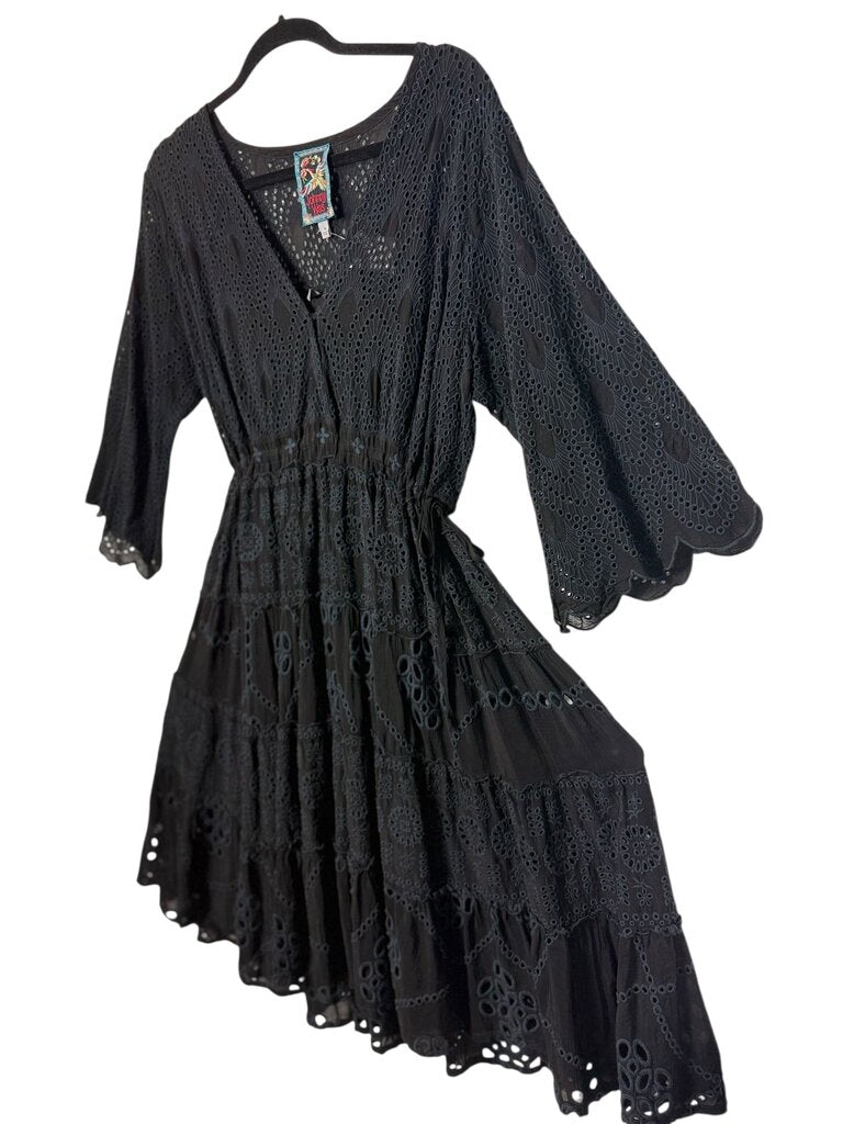 JOHNNY WAS 2 PIECE EYELET DRESS