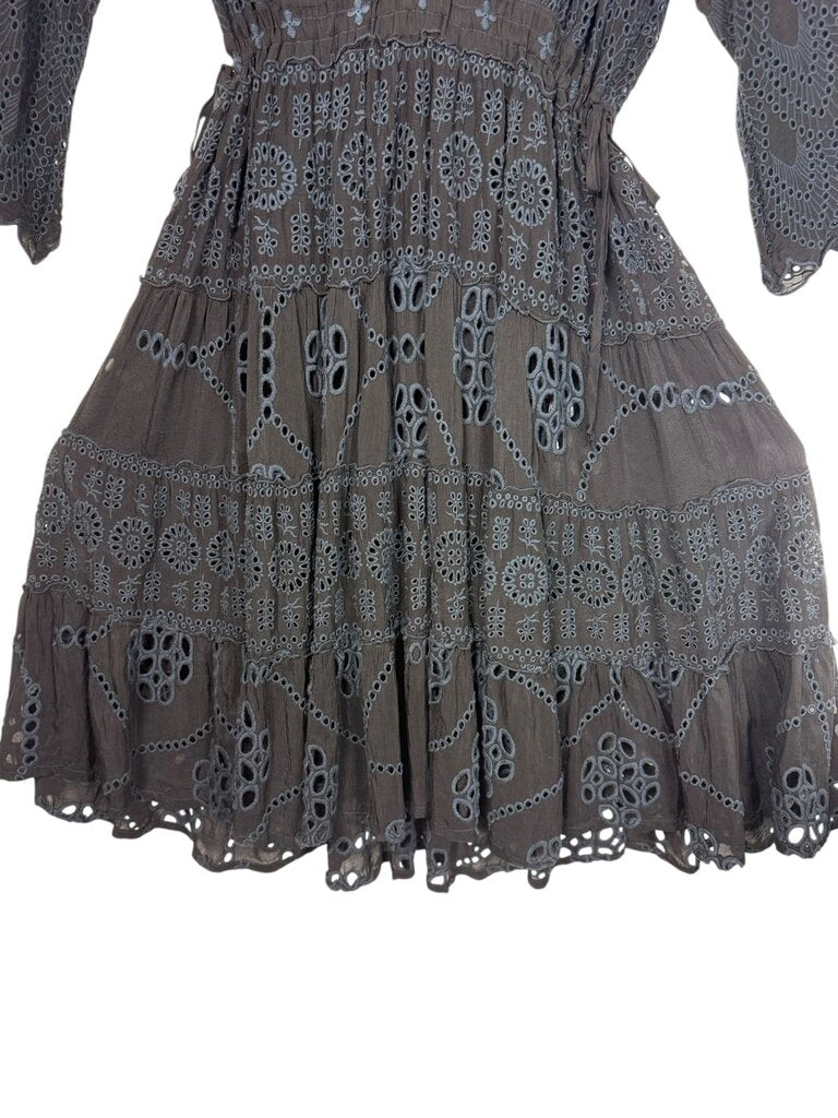 JOHNNY WAS 2 PIECE EYELET DRESS
