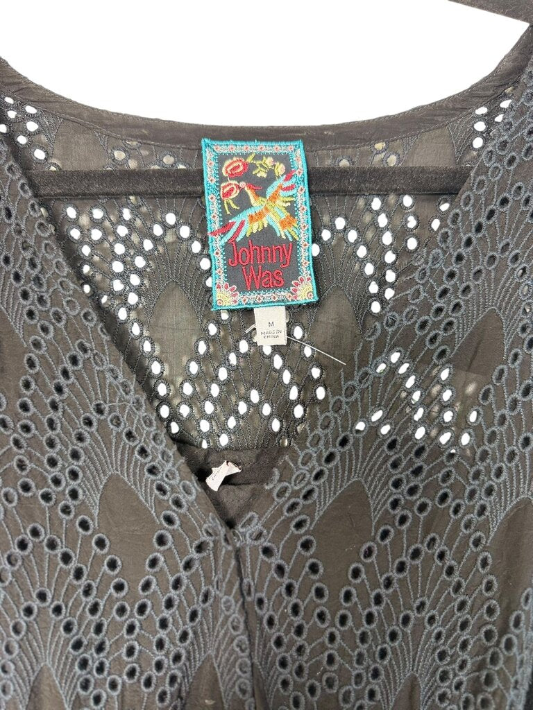 JOHNNY WAS 2 PIECE EYELET DRESS