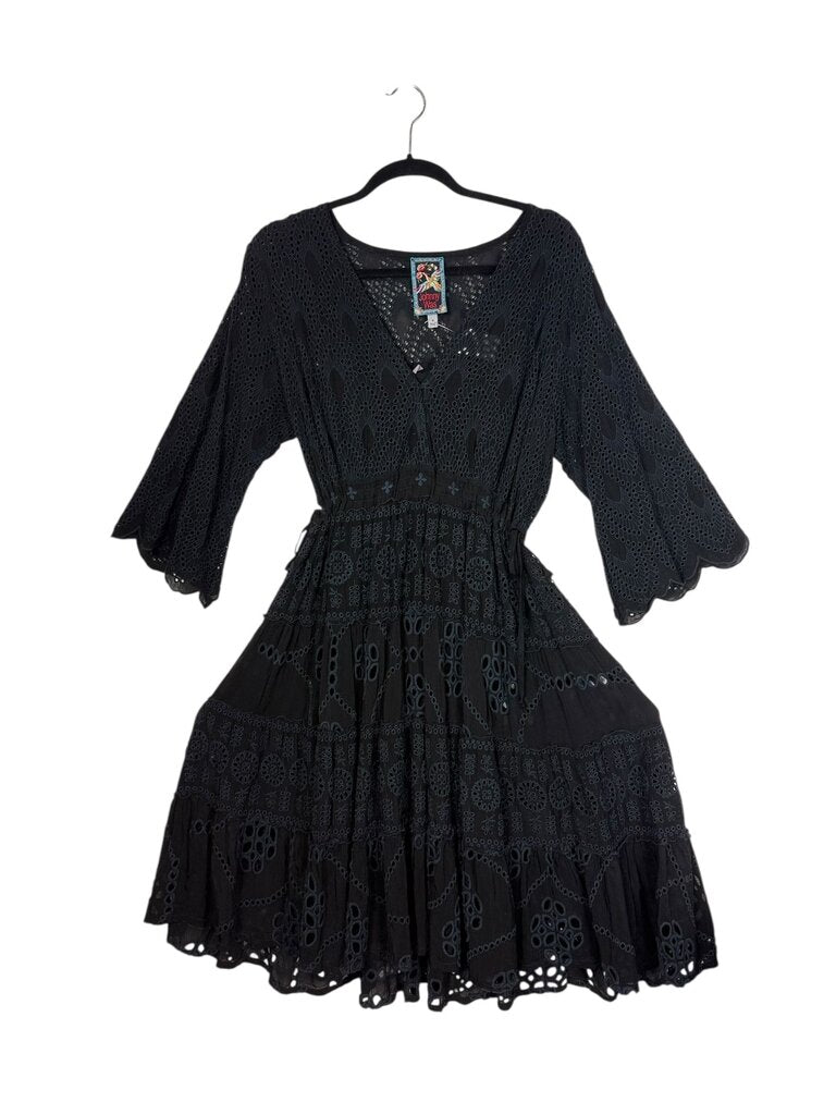 JOHNNY WAS 2 PIECE EYELET DRESS