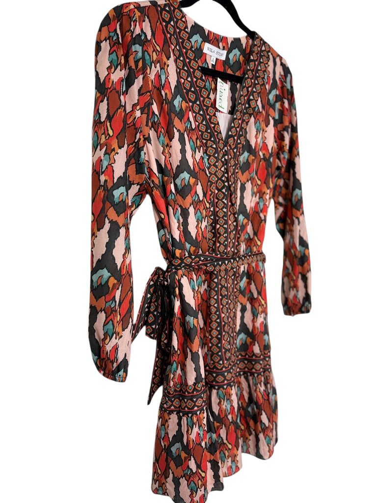 WILLA STORY MULTI PRINT DRESS