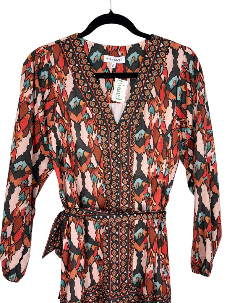 WILLA STORY MULTI PRINT DRESS