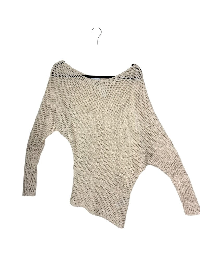 REISS CROCHET ASYMMETRICAL TOP