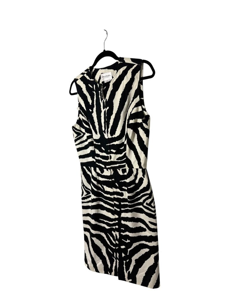 EMANUEL UNGARO ZEBRA PRINT DRESS