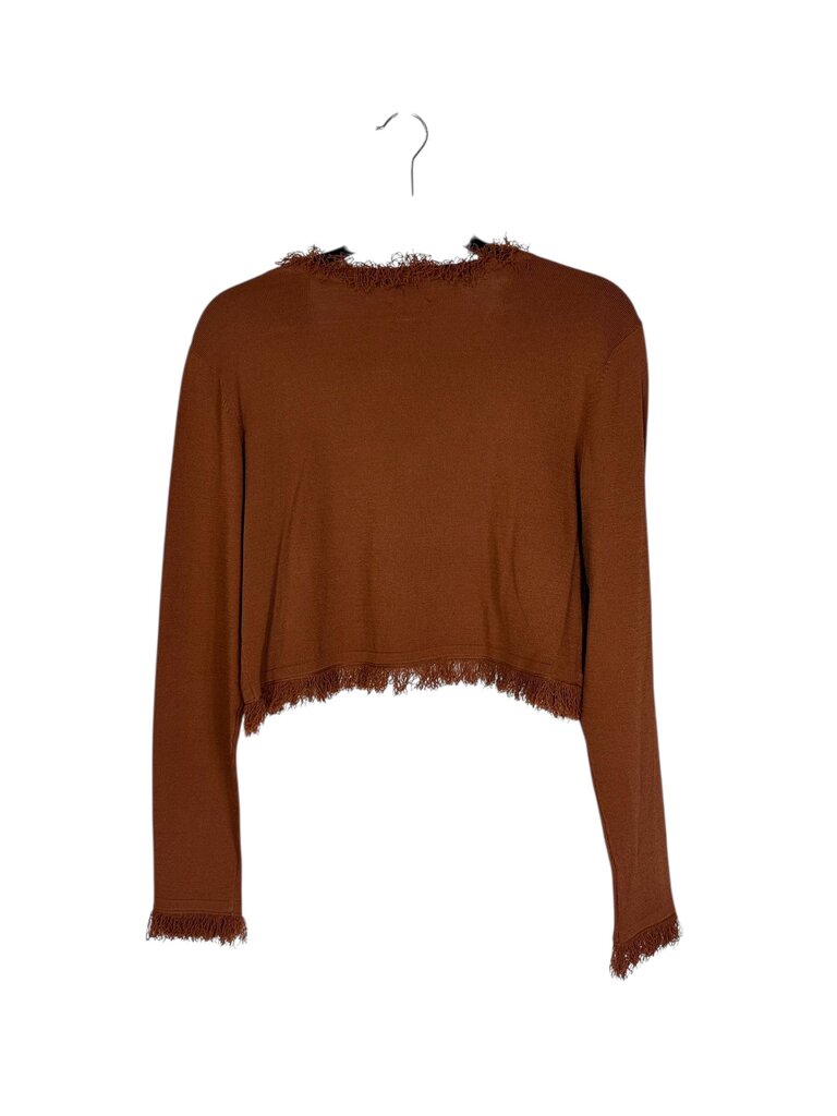 CHICO'S FRINGE SHRUG