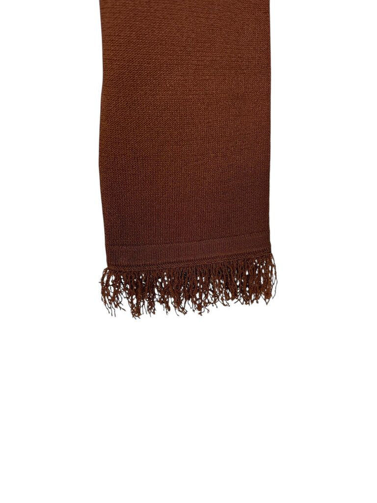 CHICO'S FRINGE SHRUG