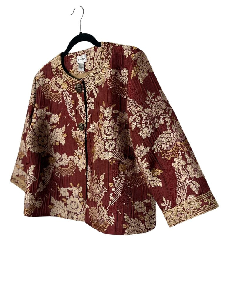 CHICO'S EMBROIDERED JACKET