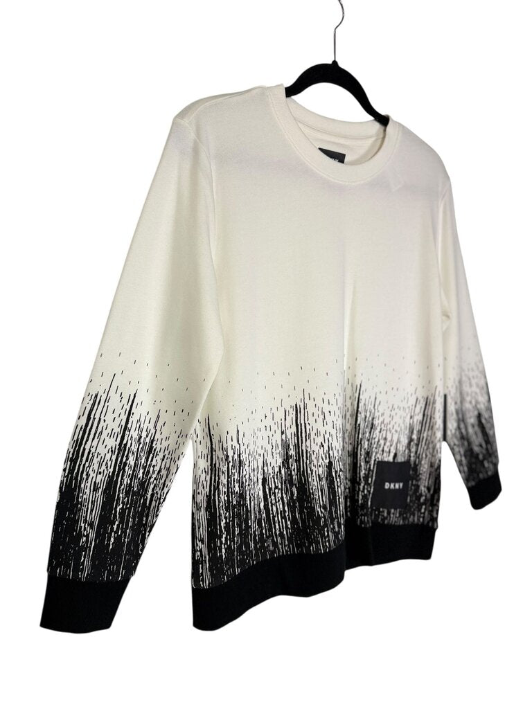 NWT DKNY GRAPHIC PULLOVER