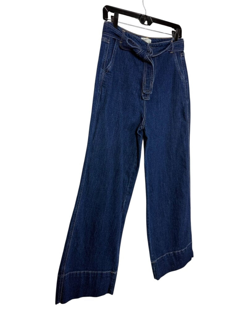 OAT WIDE LEG BEALTED JEAN