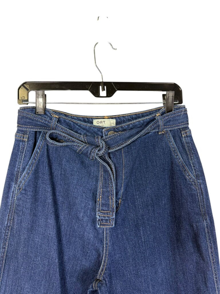 OAT WIDE LEG BEALTED JEAN