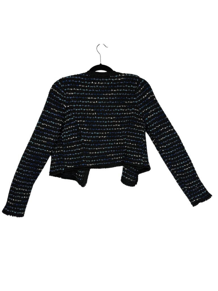 WHBM OPEN FRAYED KNIT JACKET