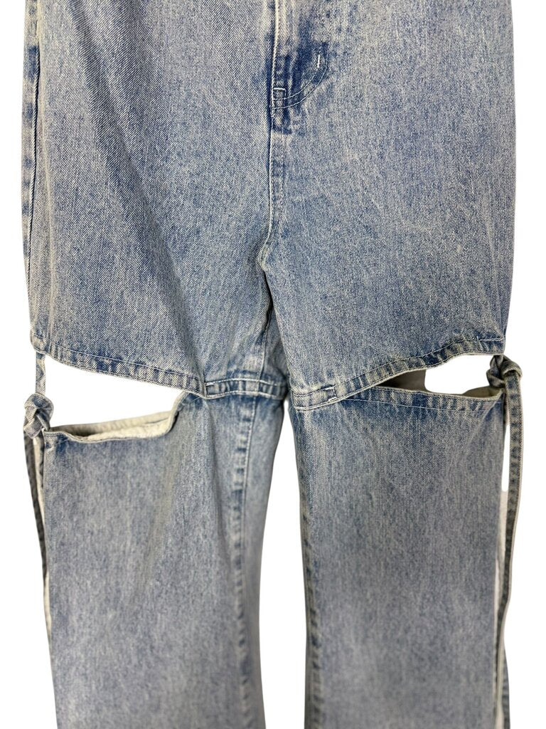 OLIVE DES OLIVE CUT OUT JEANS