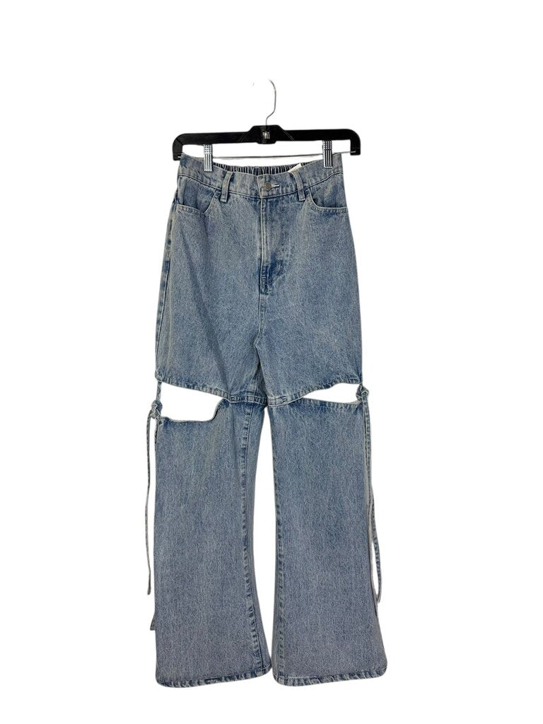 OLIVE DES OLIVE CUT OUT JEANS