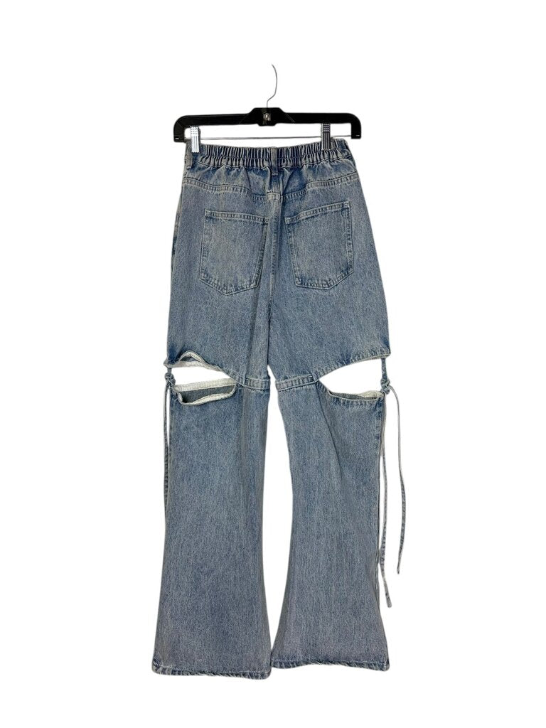 OLIVE DES OLIVE CUT OUT JEANS
