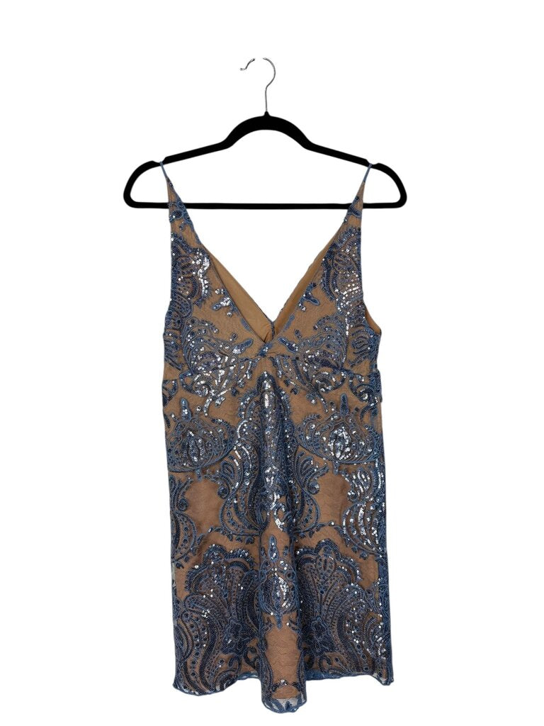FREE PEOPLE LACE SEQUIN DRESS