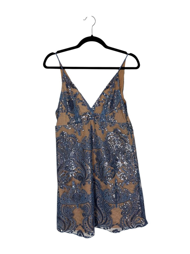 FREE PEOPLE LACE SEQUIN DRESS