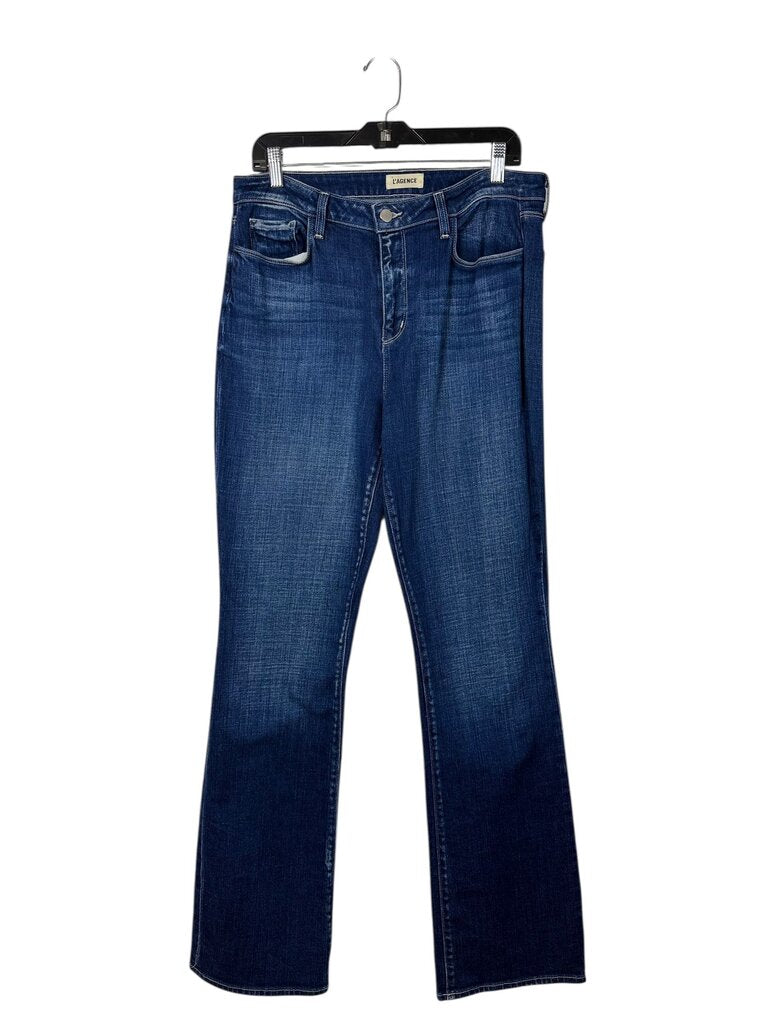 L'AGENCE SELMA HIGH RISE STRAIGHT JEAN