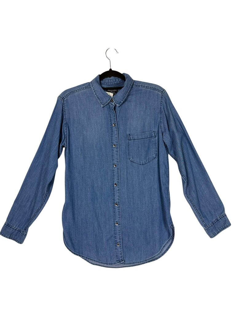 ABERCROMBIE & FITCH DENIM BUTTON DOWN