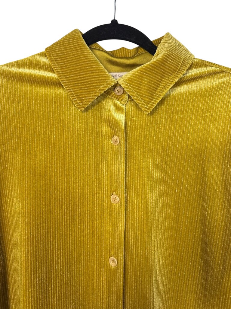 SOFT SURROUNDINGS VELVET BUTTON DOWN