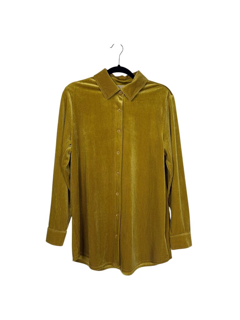 SOFT SURROUNDINGS VELVET BUTTON DOWN