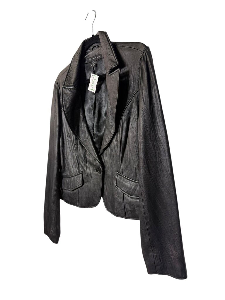 INC LEATHER JACKET