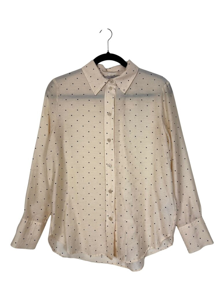 H&M POLKA DOT BUTTON DOWN