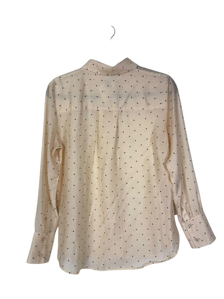 H&M POLKA DOT BUTTON DOWN