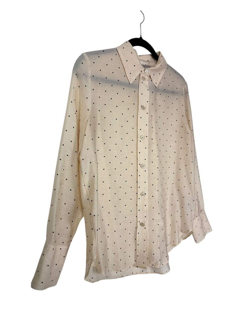 H&M POLKA DOT BUTTON DOWN