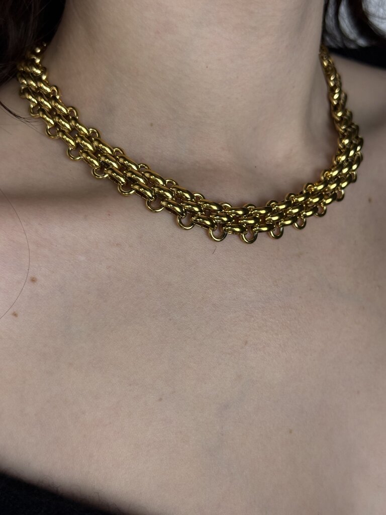 ADJUSTABLE CHAIN LINK NECKLACE