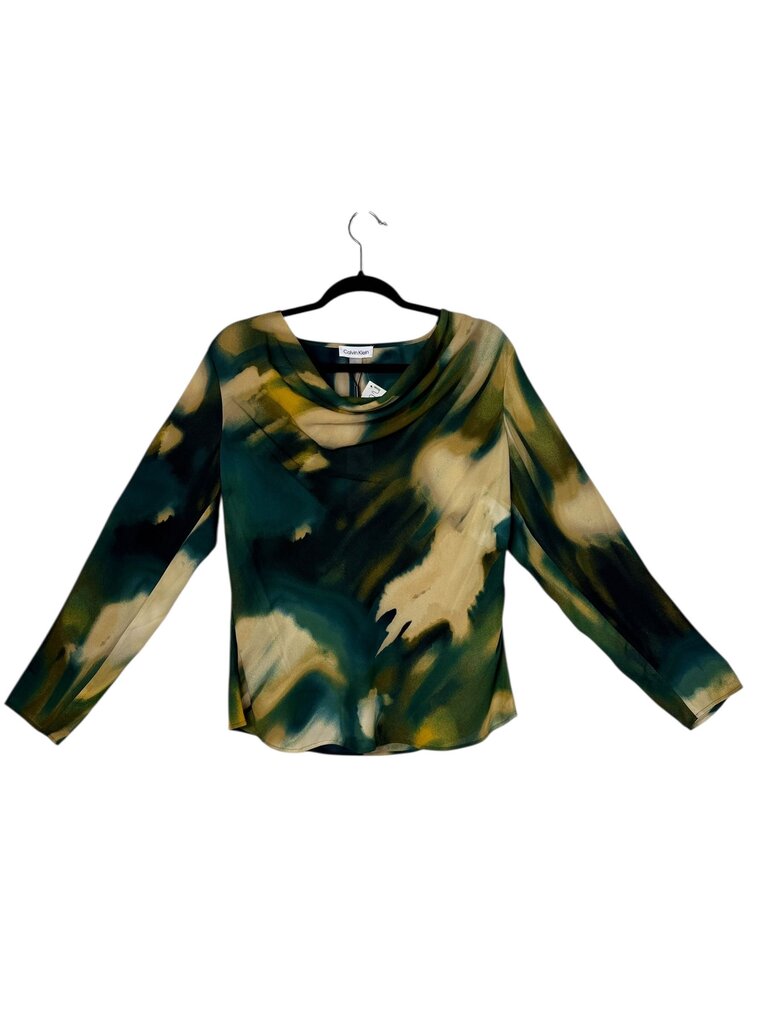 Calvin Klein watercolor print blouse