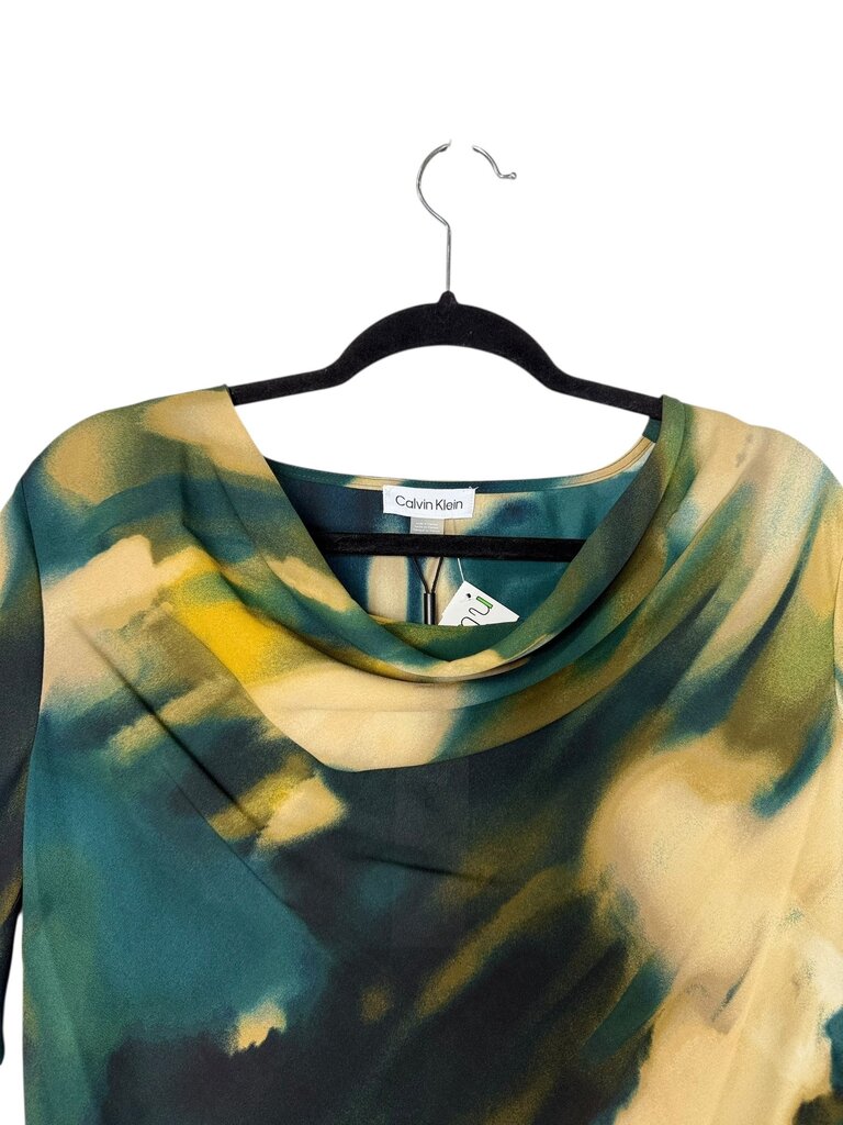 Calvin Klein watercolor print blouse