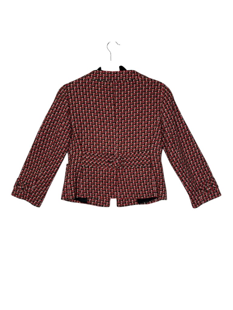 LOFT crop plaid jacket