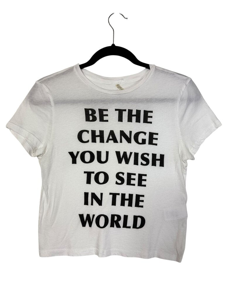 Alice + Olivia "Be the Change" tee