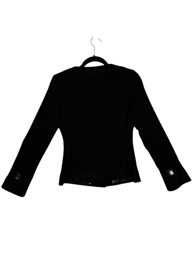 WHBM tweed and mesh gem blazer