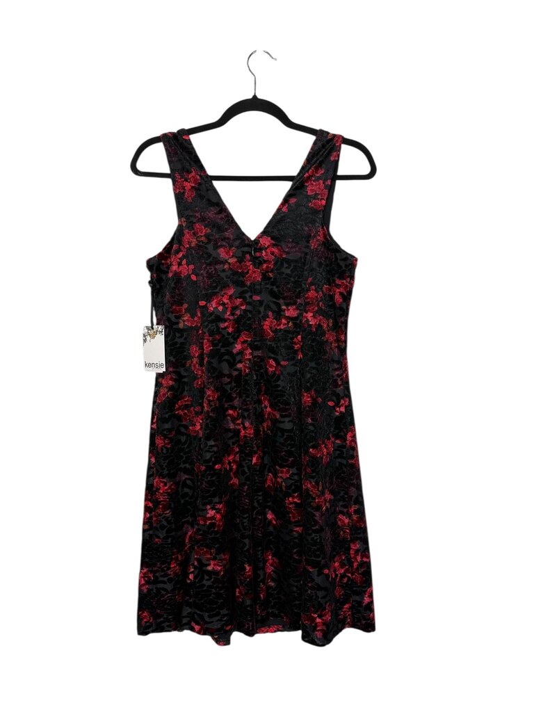 Kensie velvet floral dress