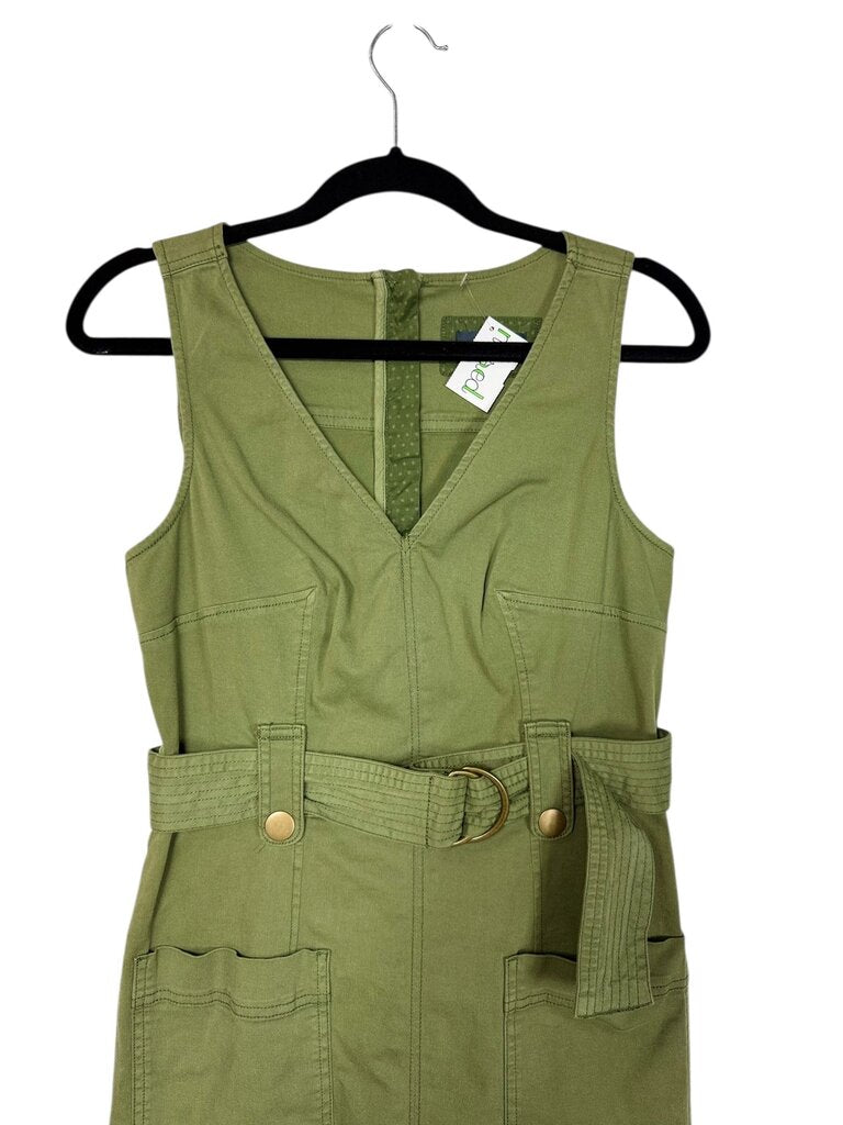 Maeve belted military dress