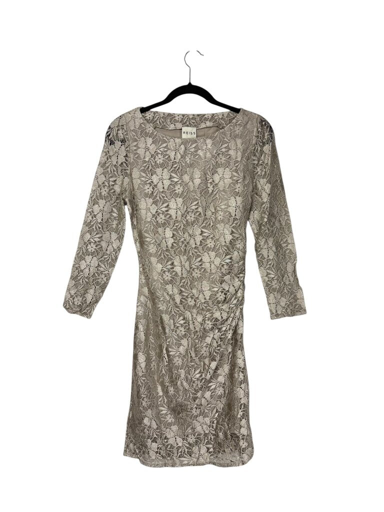 REISS lace print dress