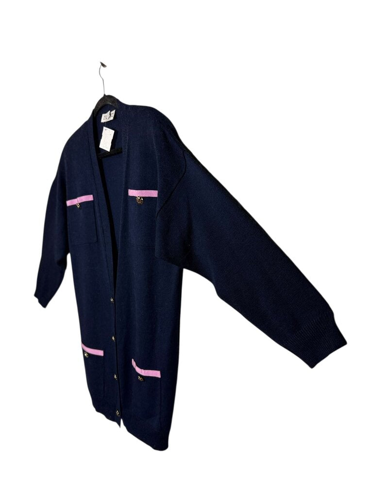 St. John long button cardigan