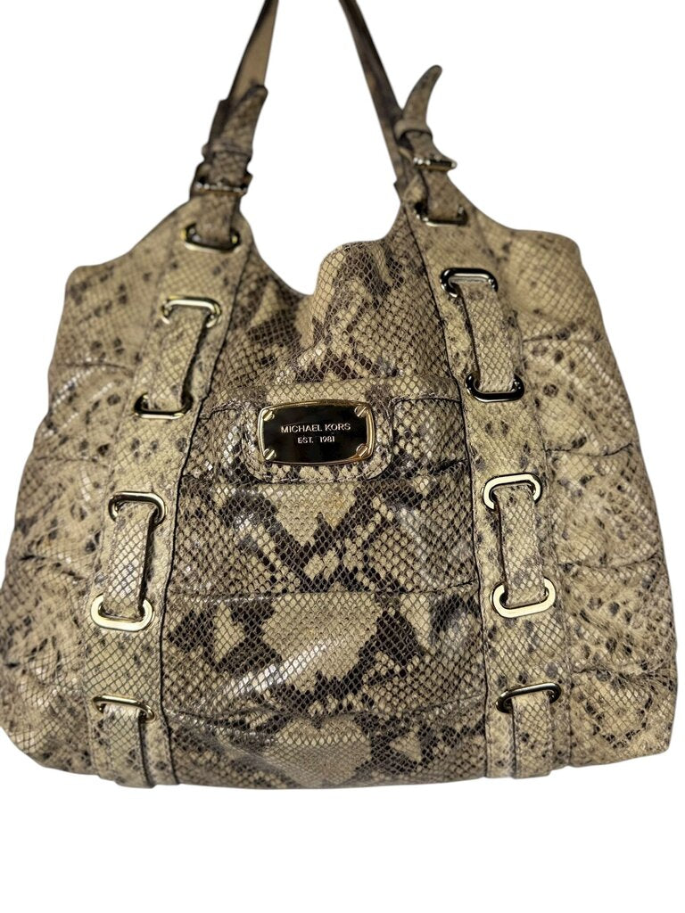 MICHAEL KORS SNAKESKIN PATTERN BAG