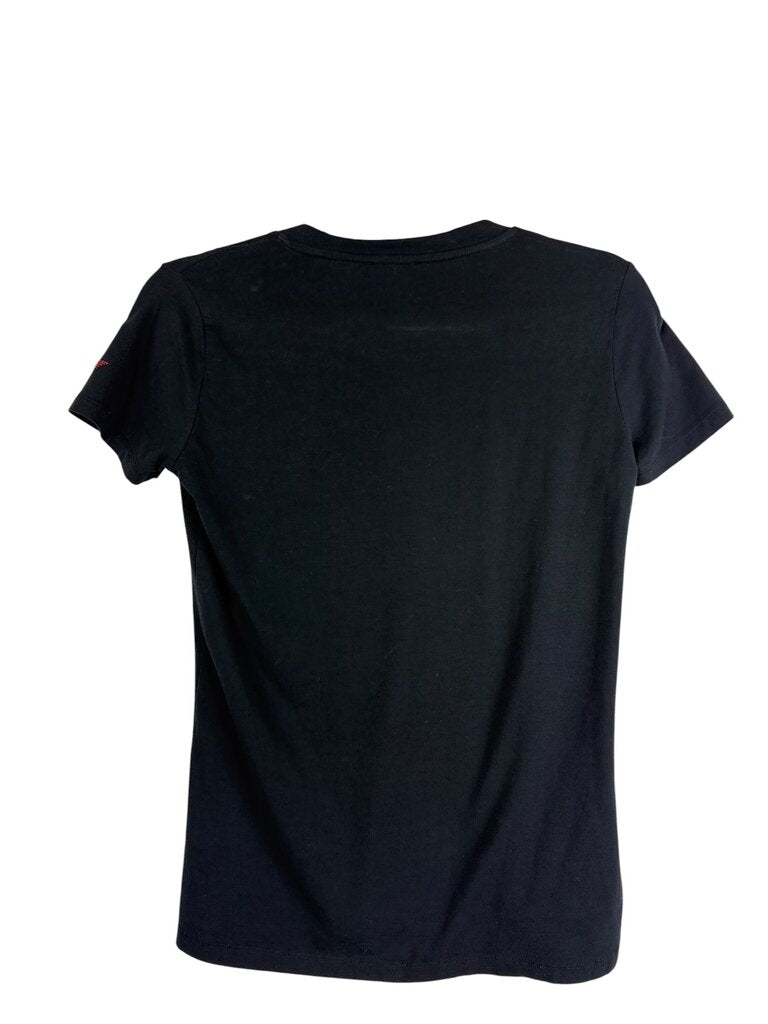 EMPORIO ARMANI SEQUIN LADY MOTIF TEE SHIRT