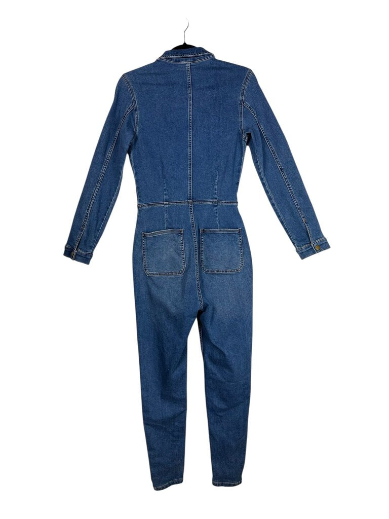 FREE PEOPLE LENNOX DENIM JUMPSUIT