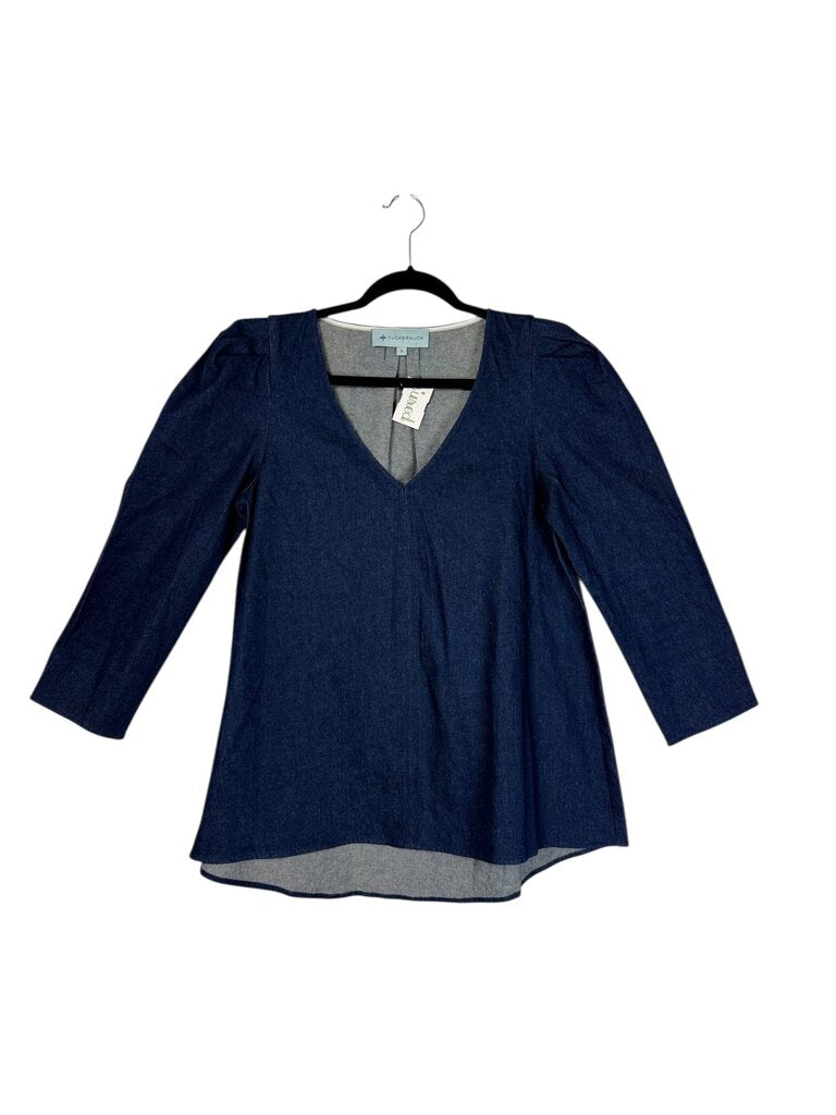 TUCKERNUCK DENIM BLOUSE