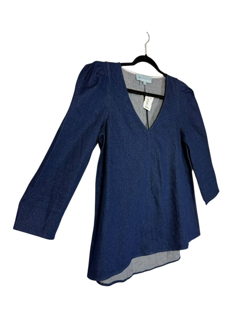 TUCKERNUCK DENIM BLOUSE