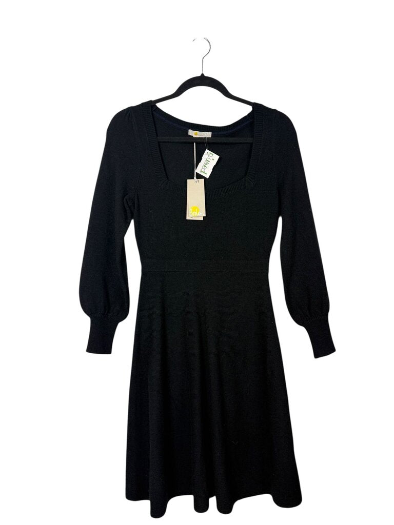 BODEN KNIT PUFF SLEEVE DRESS