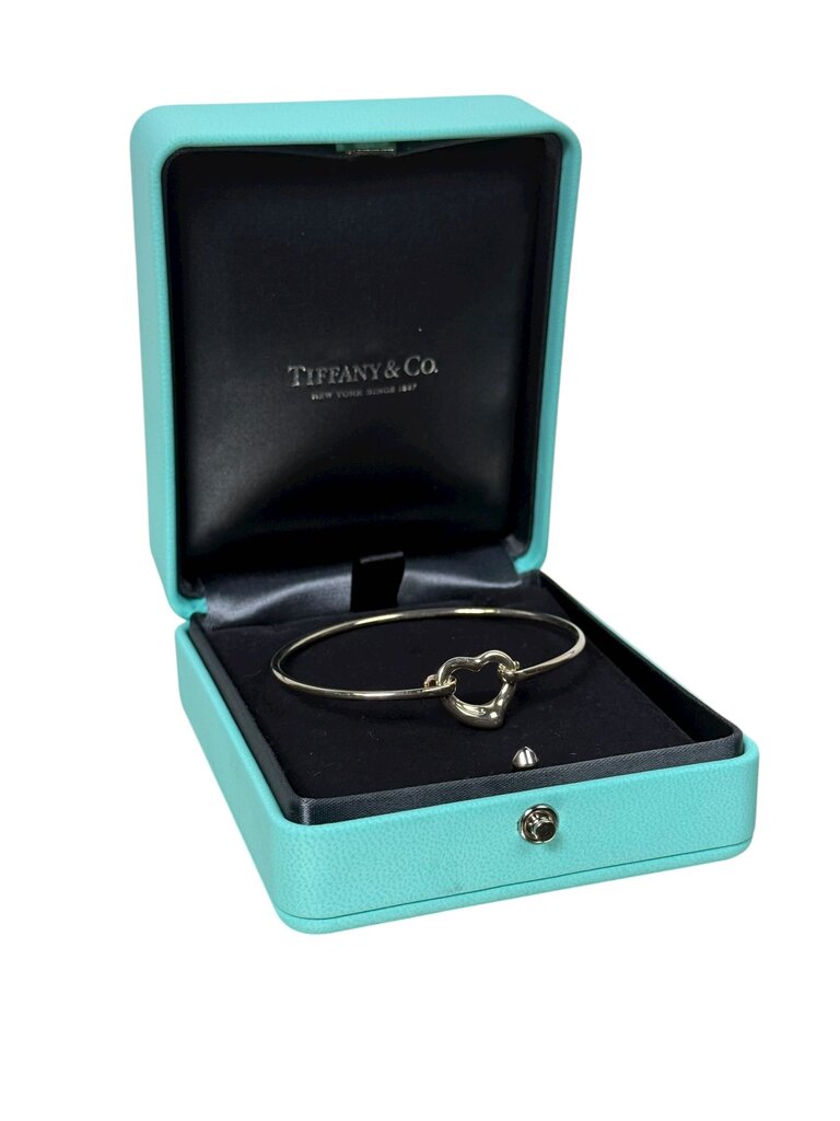 TIFFANY & CO ELSA PERETTI OPEN HEART BANGLE